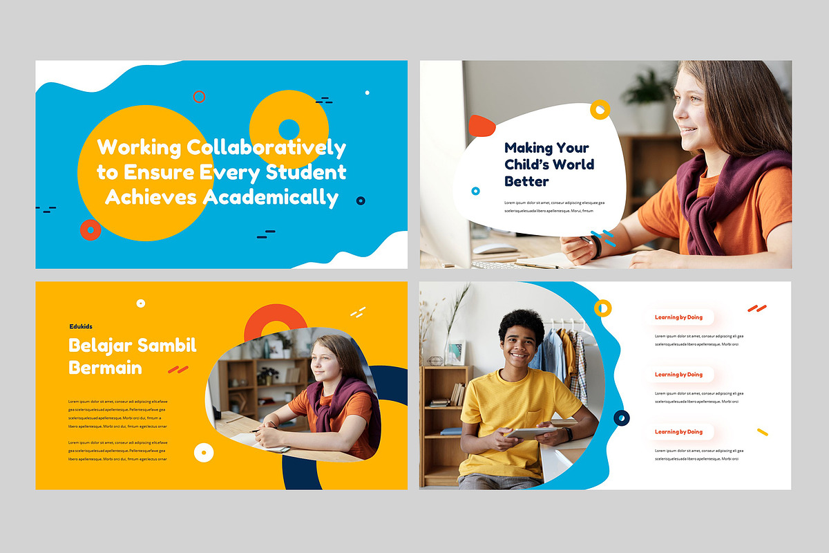 Education Kids Powerpoint Template, a Presentation Template by rgbryand
