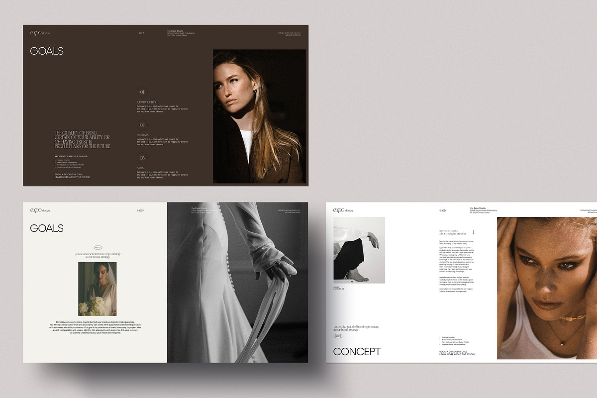 Expo | Brand Proposal, a Presentation Template by creathrivestudio (Photo 3 of 12)