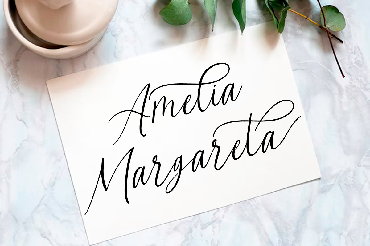 White Cheek Modern Calligraphy Scrip, a Script Font by Yuby Creative (Photo 3 of 7)