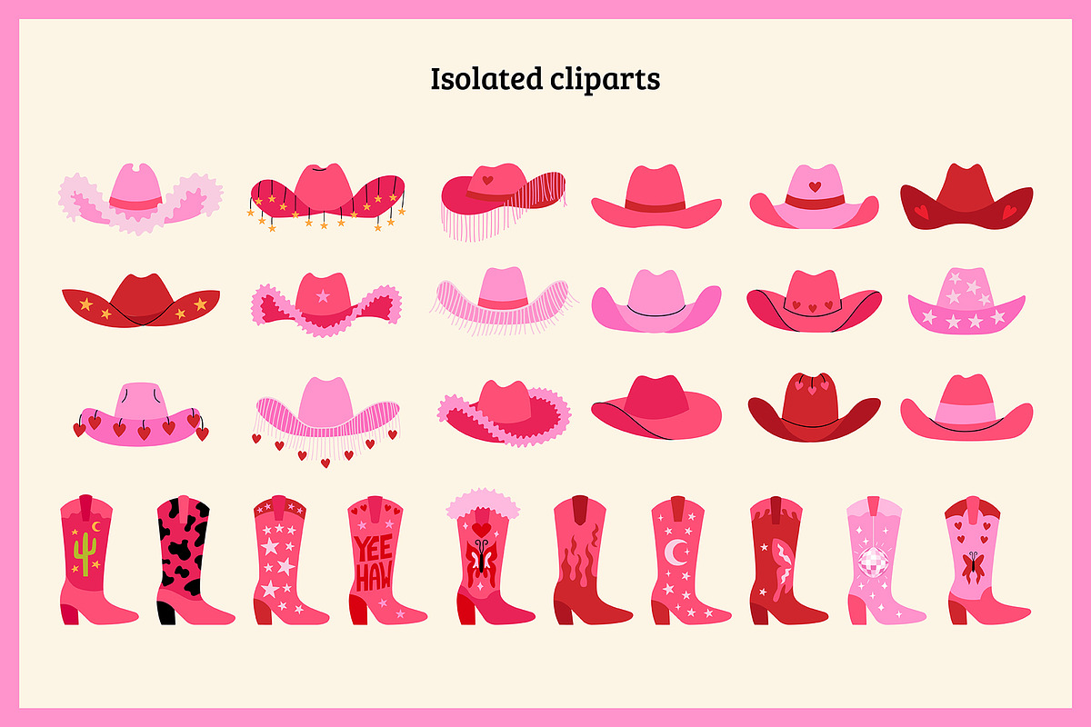Wild West | Cliparts, lettering, an Object Graphic by Felizabeth Design (Photo 3 of 11)