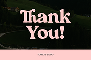 Berlin Avenue | Retro Serif Font, a Serif Font by Koplexs Studio (Thumbnail 10 of 10)