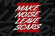 Death Strike – Aggressive Brush Font, a Blackletter Font by Blankids Studio (Thumbnail 5 of 10)