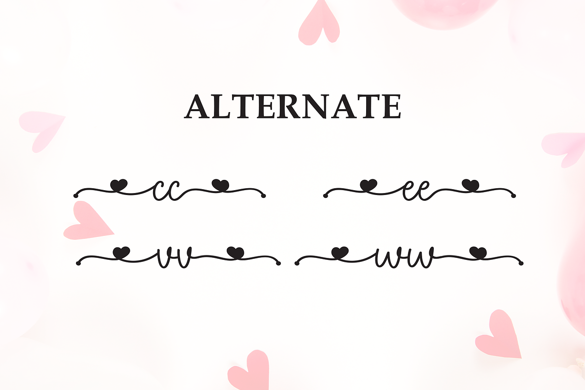 Valentine | Script Font, a Handwritten Font by Scratchones (Photo 8 of 9)
