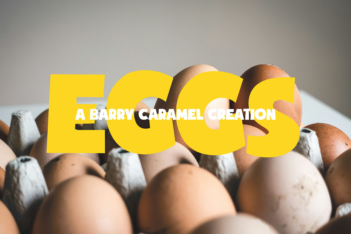 Barry Caramel | Hand drawn font, a Sans Serif Font by Supersimbo © (Photo 2 of 8)