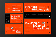 Orange Financial Report PPT, a Presentation Template by Aiyari Graphic (Thumbnail 4 of 5)