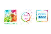 Set of colorful frames., a Branding & Logo Template by Della_Liner (Thumbnail 1 of 5)