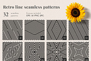 32 RETRO LINE GEOMETRY patterns, a Pattern Graphic by Best Pattern Shop (Thumbnail 5 of 12)