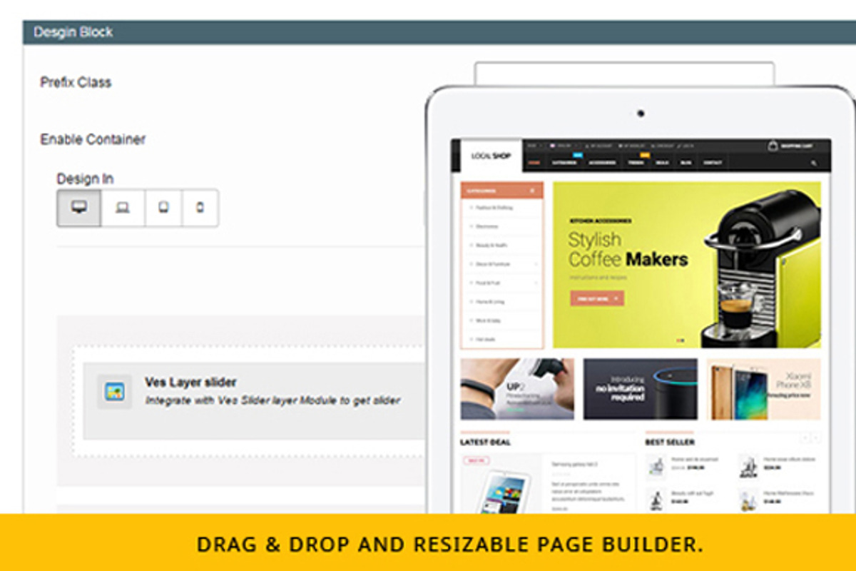 Magento 1.9 Localshop Theme, a Websites & App Template by Puzzthemes (Photo 2 of 4)