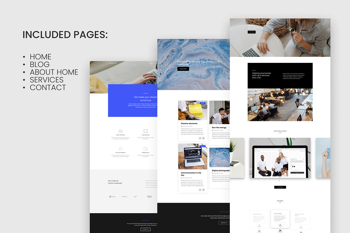 Creative Business WordPress Theme, a WordPress Template by Pixflow (Photo 3 of 11)