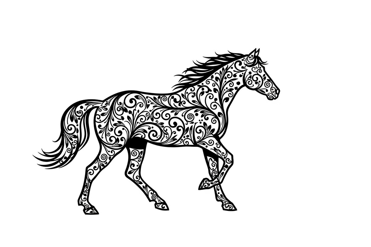 Running Horse Silhouette SVG Bundle, an Illustration by Creativeshirt (Photo 19 of 31)