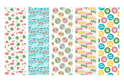 Funny colourful summer dog patterns, a Pattern Graphic by RevolutionizZed (Thumbnail 7 of 9)