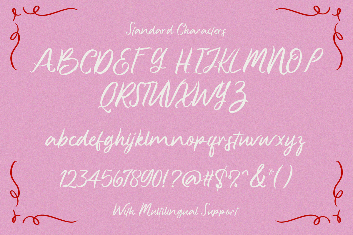 Whispering Pines Handwritten Script, a Script Font by Letterhend Studio (Photo 9 of 9)