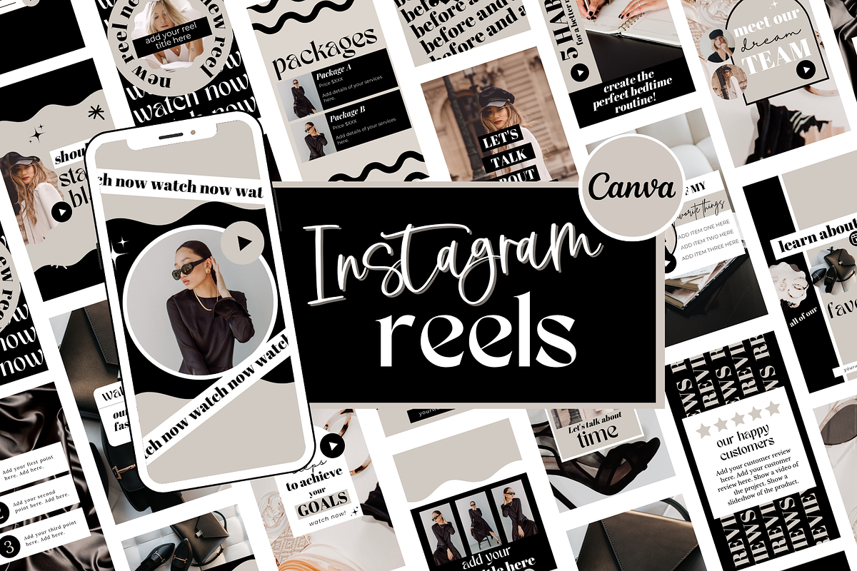 Instagram Reel Cover Templates, a Social Media Template by Oh So Social Boutique (Photo 1 of 5)