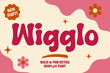 Wigglo - Bold Fun Retro Display Font