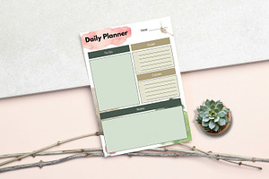 Editable Canva Daily-Weekly-Monthly