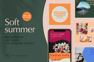 Soft summer - INSTAGRAM KIT