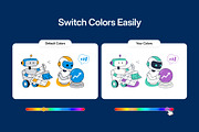 99 AI Flat Illustrations, a Technology Illustration by Vectors Market (Thumbnail 3 of 11)