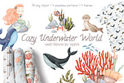 Cozy Underwater World collection, an Animal Illustration by yebin (Thumbnail 1 of 6)