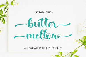 Butter Mellow Handwritten Script