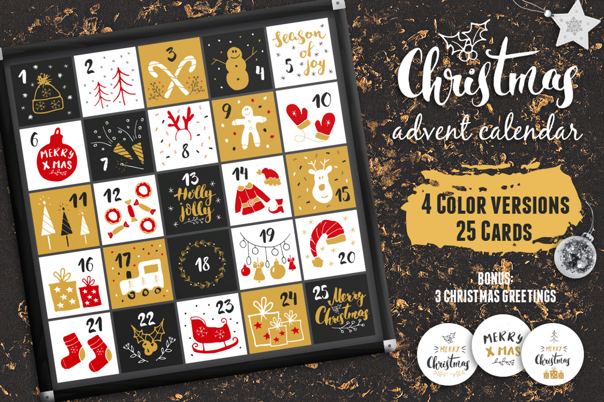 Christmas Advent Calendar v2, a Decorative Illustration by Lemon Workshop (Photo 1 of 5)