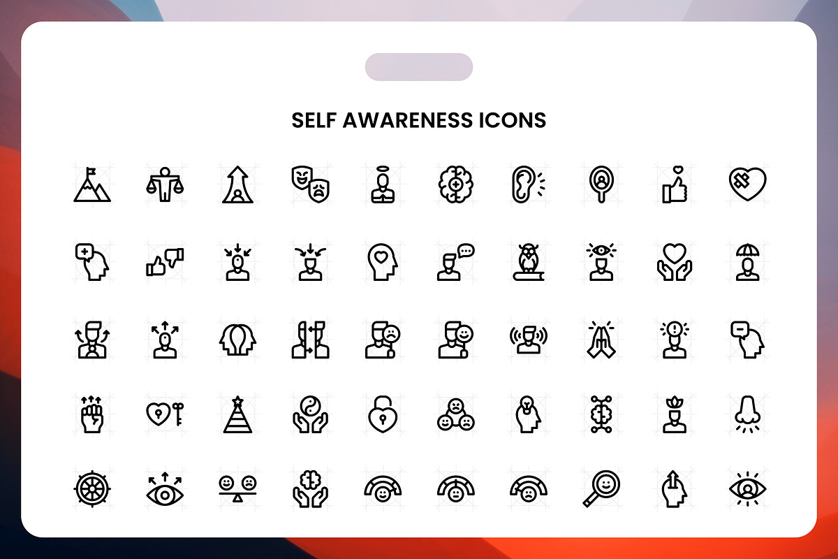 Self Awareness Icons, an Icon by Wencory