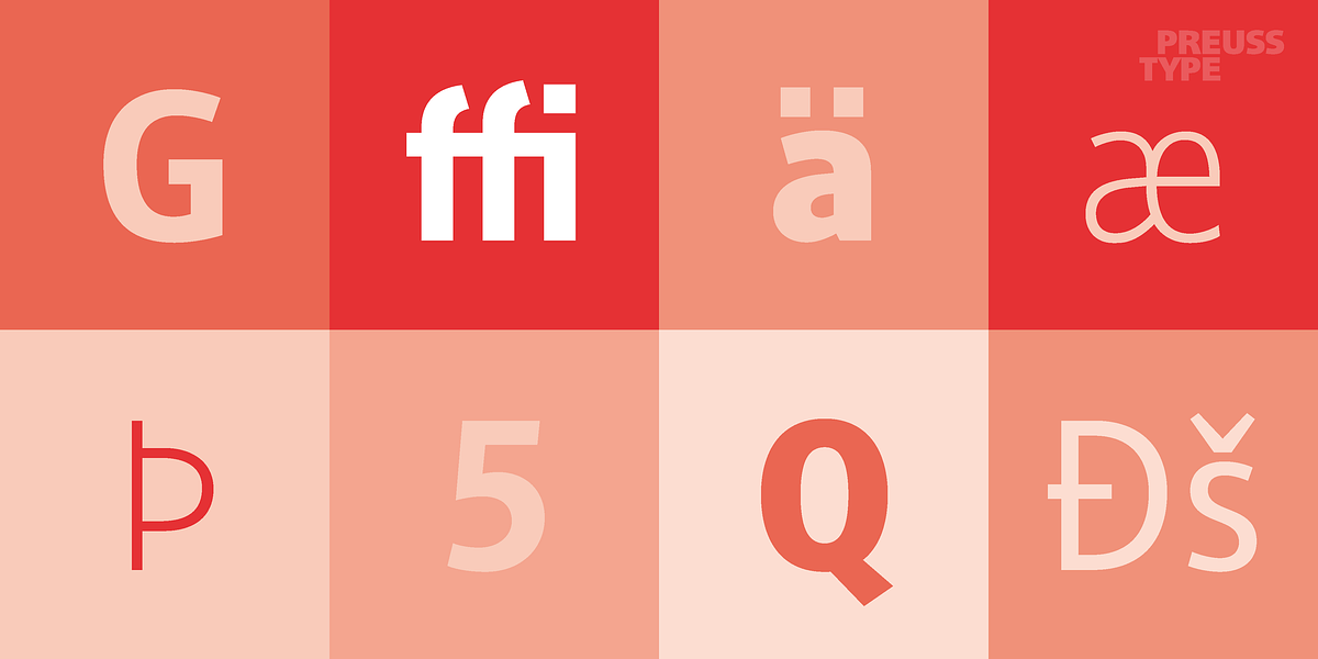 Lavina Sans PRO, a Sans Serif Font by preussTYPE (Photo 8 of 9)