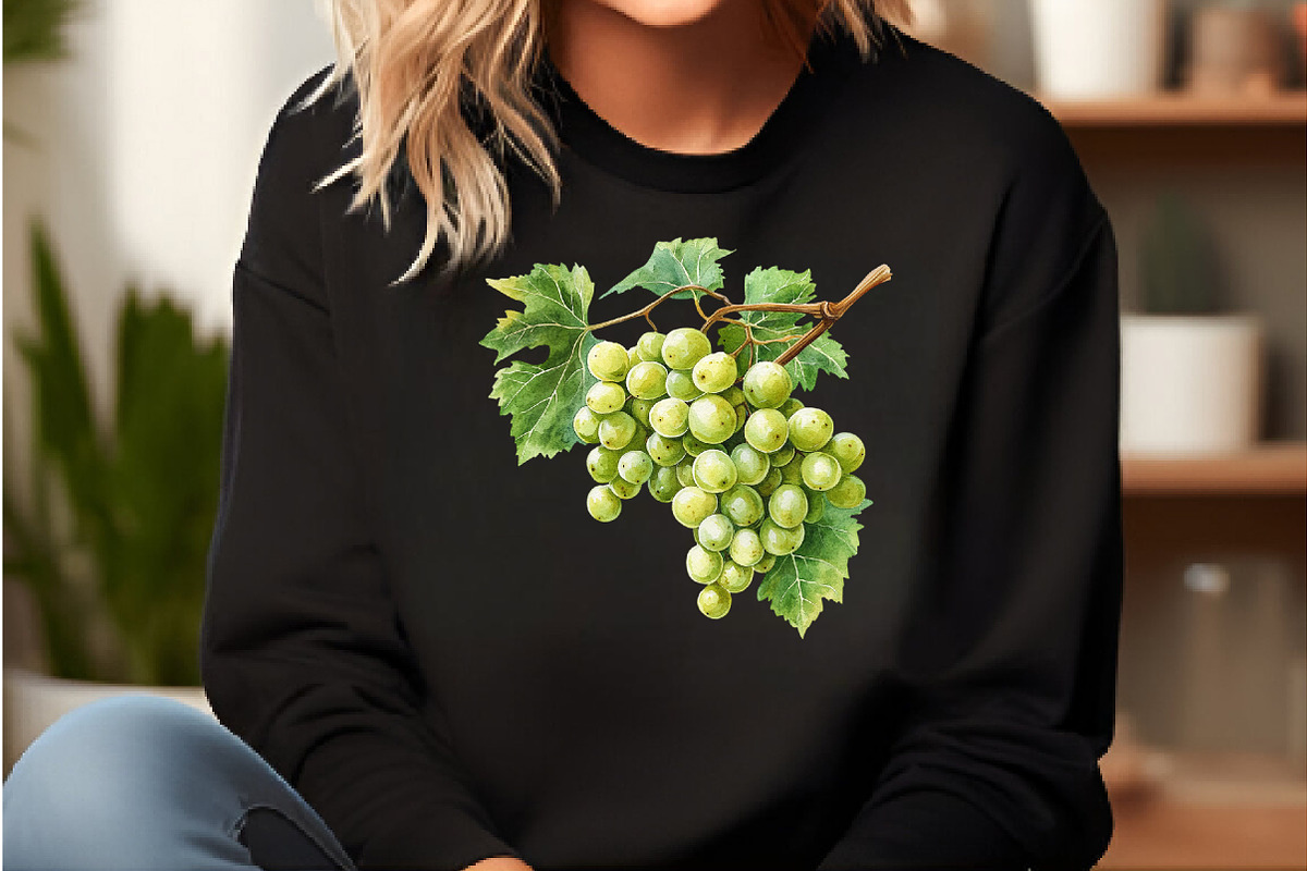 Watercolor Grape Clipart, an Illustration by DreamCafeArt (Photo 6 of 7)