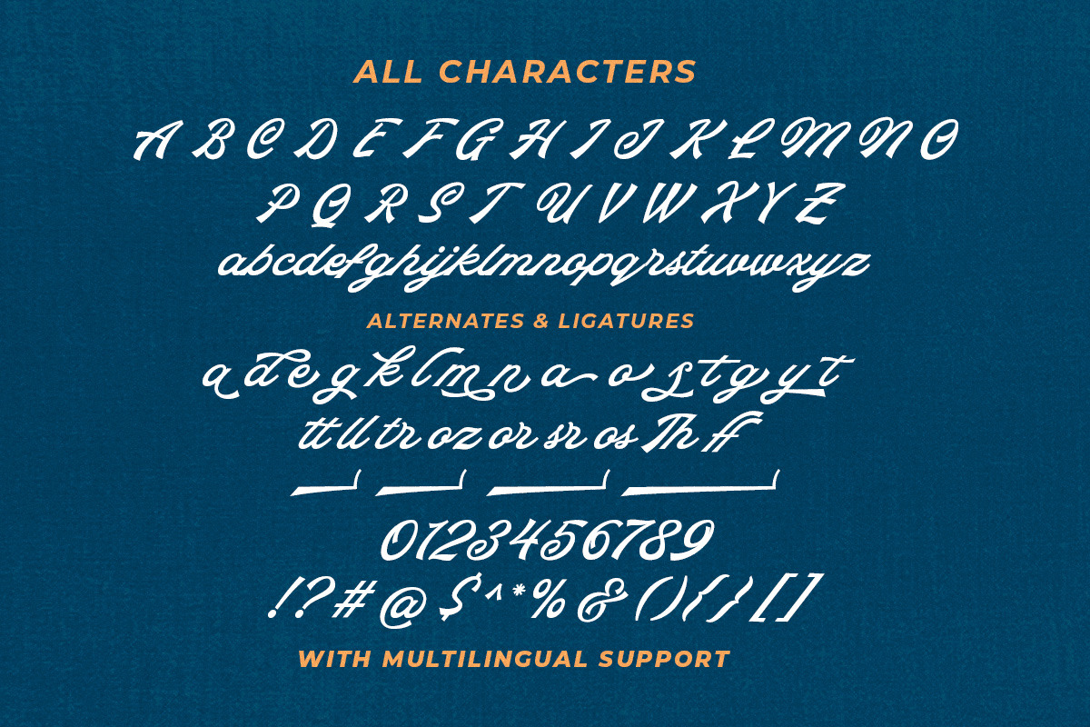 The Huncher Script, a Script Font by Letterhend Studio (Photo 8 of 9)