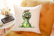 Zombie Birds Clipart, Quirky Hallow, an Illustration by Sublimation Artist (Thumbnail 6 of 6)