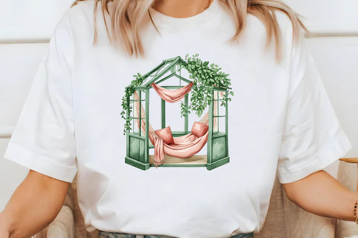 Watercolor Greenhouse PNG Bundle, a Seasonal Illustration by Designworld (Photo 6 of 9)