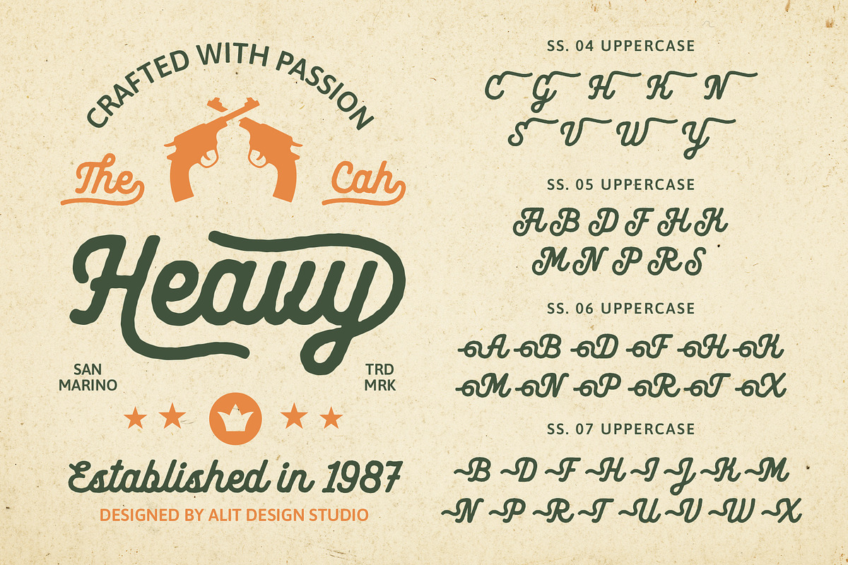Vane Dream Typeface, a Script Font by alit design (Photo 8 of 15)