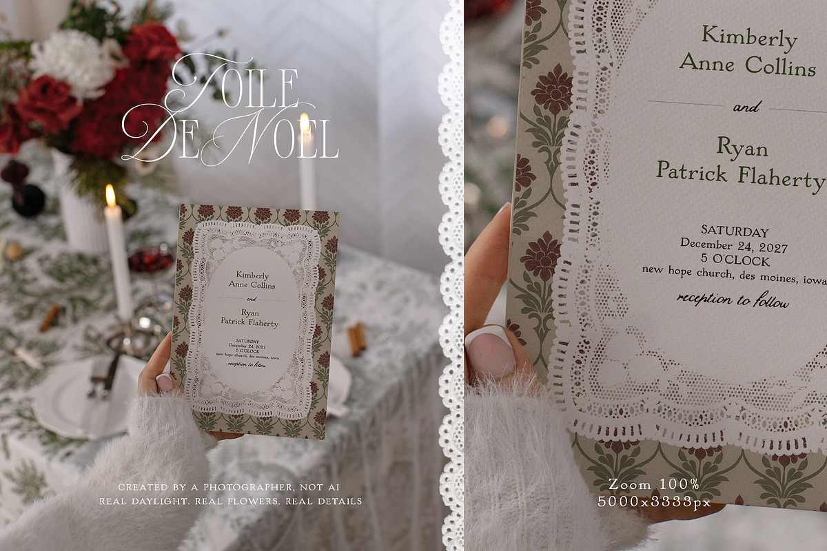Toile De Noel Christmas Mockup, a Household Mockup by Muse Mockups (Photo 6 of 16)