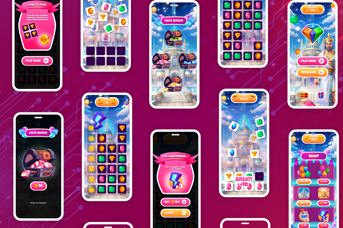 5 games ui, an App Template by Shoppie (Photo 2 of 6)