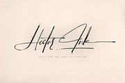 Hector Ink, a Script Font by vuuuds (Thumbnail 8 of 8)