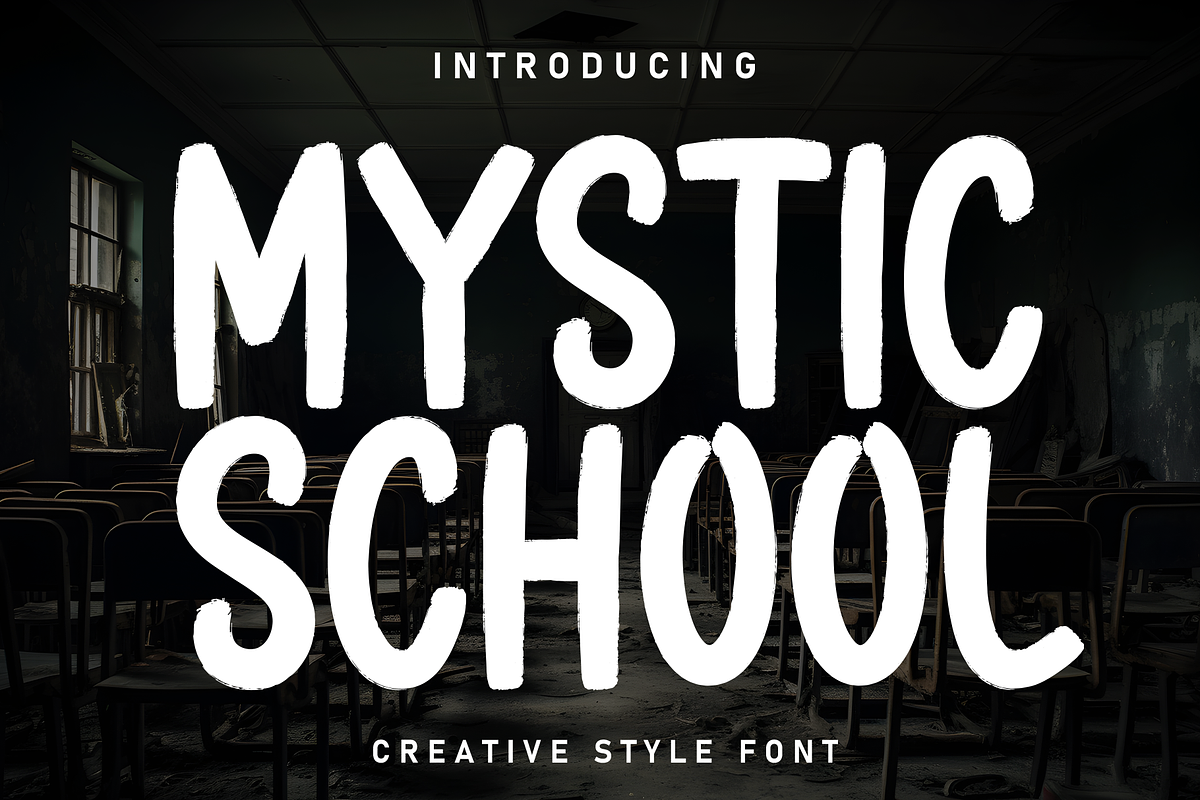 Mystic School | Script Font, a Script Font by Scratchones | Creative Market