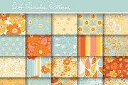 Amazing 70s. Retro Patterns., a Pattern Graphic by Mona Monash (Thumbnail 3 of 8)