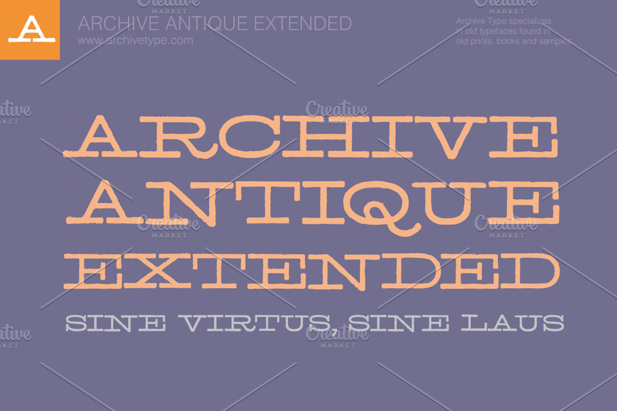 Archive Antique Extended