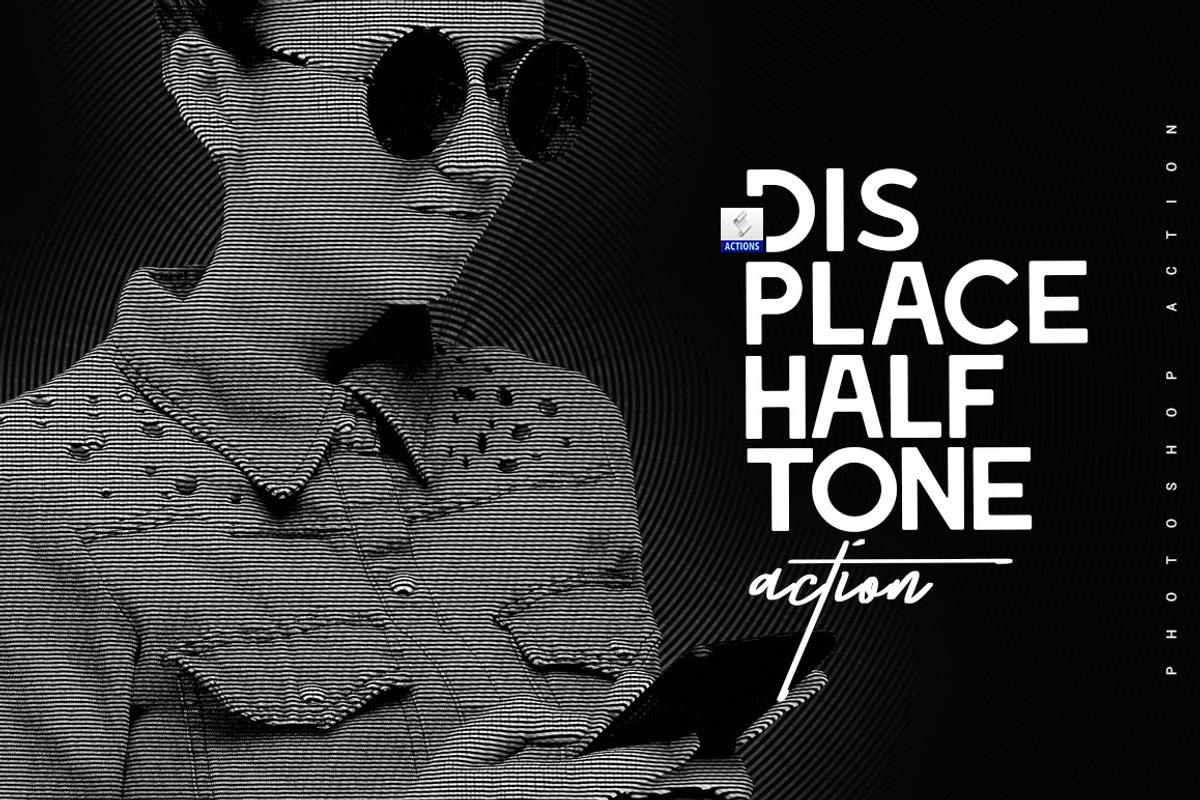 Displace Halftone (PS) Action preview 7
