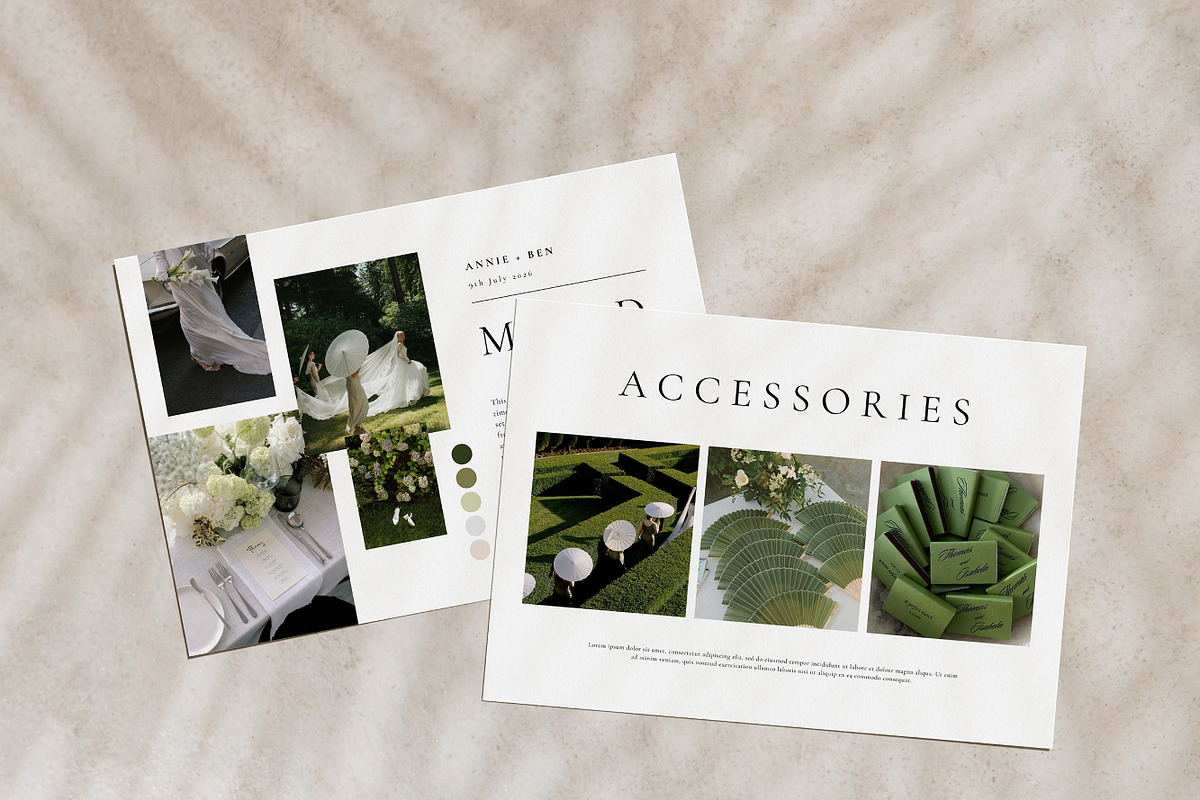 Wedding Moodboard Template, a Presentation Template by SB DESIGN (Photo 7 of 8)