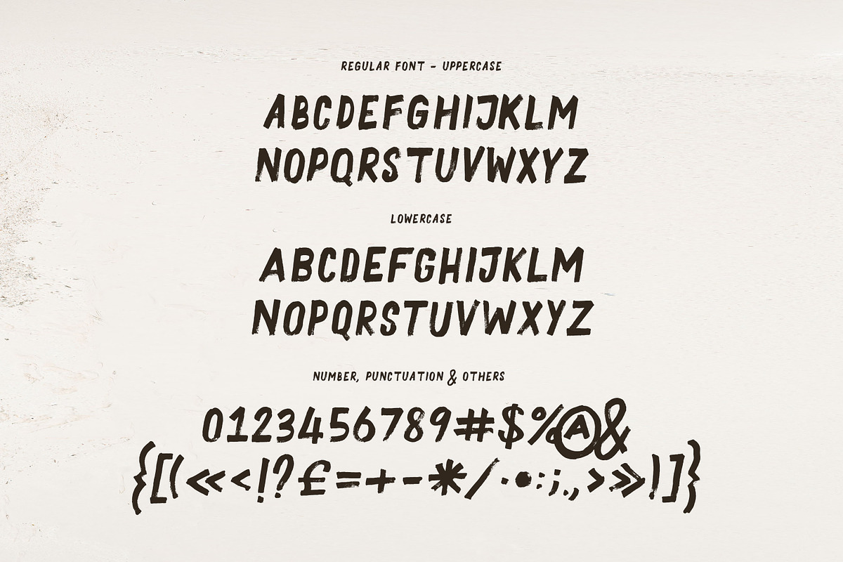 Hack Brush & SVG Font, a Handwritten Font by Cruzine (Photo 6 of 8)