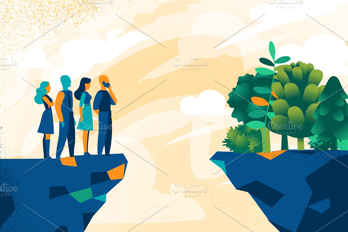 Man and Nature Collection, a Person Illustration by Hurcastock! (Photo 6 of 9)