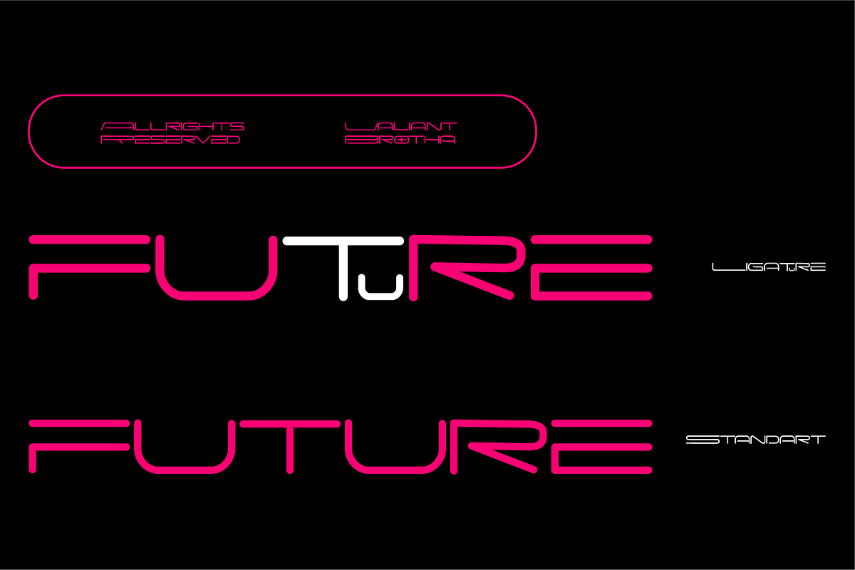 VB Cegos - Futuristic Font, a Sans Serif Font by VALIANTBROTHA (Photo 6 of 8)