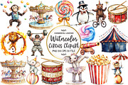 Circus Sublimation Clipart, an Illustration by OK Design (Thumbnail 1 of 5)