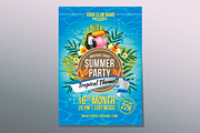 12 Summer Poster Design Template, a Flyer Template by Propylparaben (Thumbnail 10 of 11)