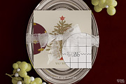 TREASURES OF THE SEA burgundy mockup, a Household Mockup by Stykke Studio (Thumbnail 3 of 9)