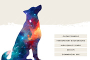 Aurora Silhouettes dogs Clipart, an Animal Illustration by Design Scotch (Thumbnail 8 of 9)