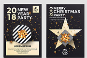 Set of 10 Christmas Party Flyer, a Flyer Template by Creative Graphics (Thumbnail 2 of 12)