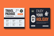 Travel Agency Social Media Post, a Social Media Template by MightyDesign (Thumbnail 5 of 8)