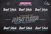 Anowy – Display Font, a Handwritten Font by productype1 (Thumbnail 2 of 11)