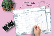 Social Media planner for content, a Social Media Template by digital_essence (Thumbnail 2 of 5)